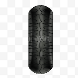 黑色线条花纹立体质感轮胎