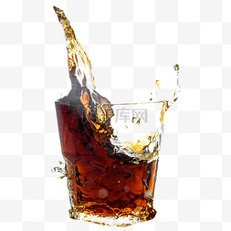 干杯液体图片_玻璃杯饮料棕色可乐