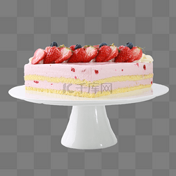 蛋糕糕点精致甜品蛋糕店草莓生日