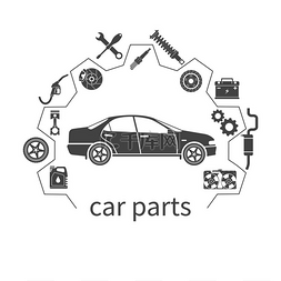汽车维修工位图片_汽车零件。汽车维修备件