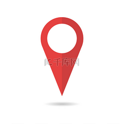 导航导航图片_别针作为标志地理定位和导航