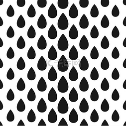 几何飞溅背景图片_抽象的无缝下降模式单色黑白纹理