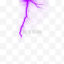 闪电光图片_紫色条形闪电光效