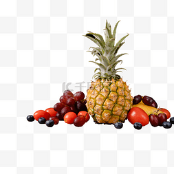 夏日水果组合菠萝营养搭配
