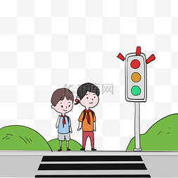 交通安全标字图片_交通安全人行道过马路儿童