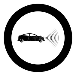 汽车前轮廓图片_汽车无线电信号传感器智能技术自