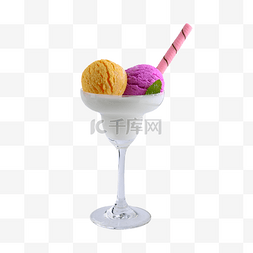 冰激凌甜食可爱杯子