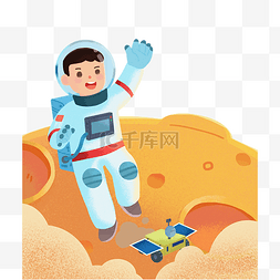 月球人类图片_人类月球日太空科普