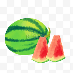 夏季美食西瓜图片_夏季水果西瓜