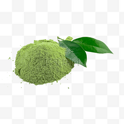 绿茶绿色粉末健康