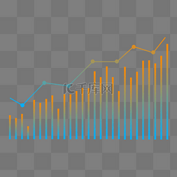 分析图表图片_股票股市走势图渐变趋势图表