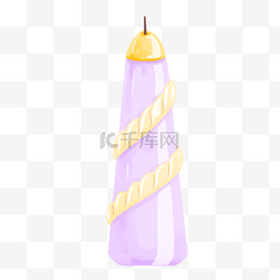 紫色香水背景图片_香水山体盘旋蜡烛图片绘画卡通