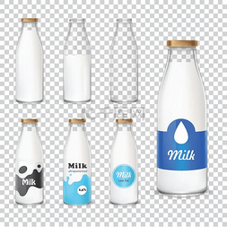 牛奶模型图片_奶瓶模型模板