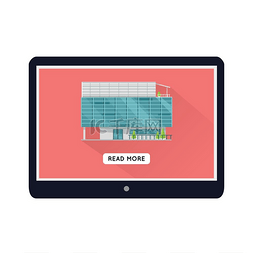房地产网页图片_商业建筑网页设计模板。