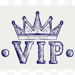 vip迪吧创意广告设计矢量素材图片_vip 皇冠符号