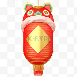虎年新年春节灯笼