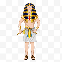 古埃及人物图片_埃及法老卡通文化人物