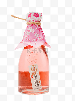 粉色桃子酒酒水