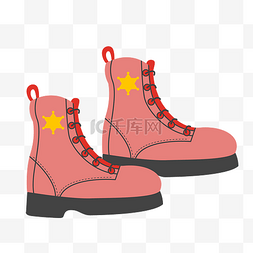 短靴logo图片_时尚马丁靴鞋子