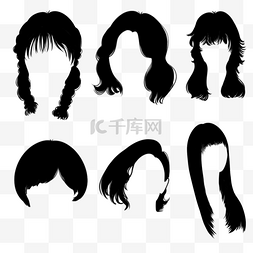发型造型女生图片_女生短发发型组合造型