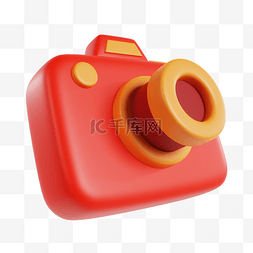 拍照立体图片_3DC4D立体儿童节玩具相机