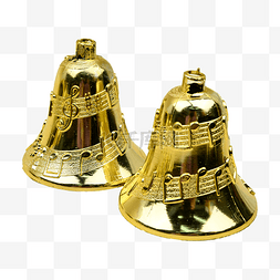 金色铃铛浮雕饰品