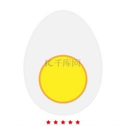 家禽图标图片_一块鸡蛋图标。