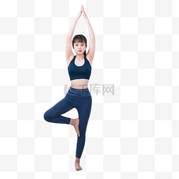 瑜伽banner图片_美型雕塑健身练瑜伽女性