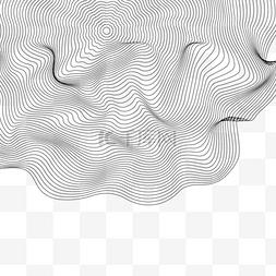量子科技抽象波纹质感图形