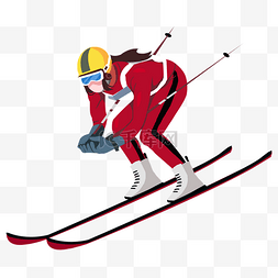 冰雪奇缘模版图片_冬奥冬奥会奥运会比赛项目女子滑