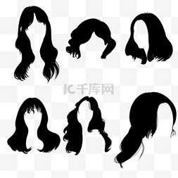 各种风格图片_女式长发发型组合