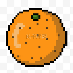 像素游戏水果美味橙子