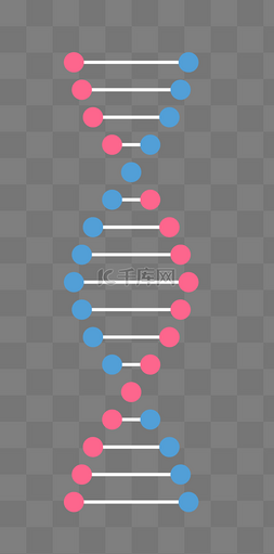 dna复制图片_矢量基因链DNA