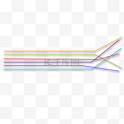 下划线图片_七彩线