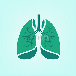 icon-th图片_Vector Lungs Icon