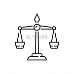 Themis 标度隔离了正义、法律服务和公证人的标志。