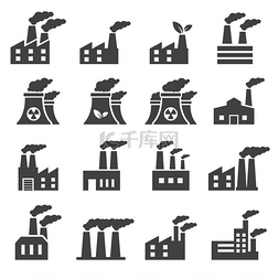 环境能源图片_工业建筑图标