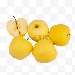水果黄苹果图片_水果果实黄苹果