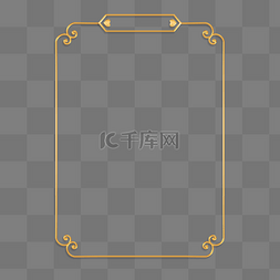 古典花纹复古图片_立体金色浮雕复古花纹边框