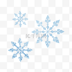 冰雪运动图标图片_3DC4D立体雪花冰雪