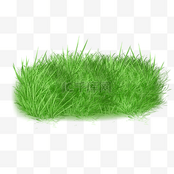 绿色打结的小草图片_绿色仿真草地草皮植物小草