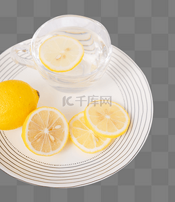 水果柠檬柠檬水柠檬片