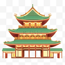 唐朝国潮建筑