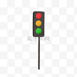 交通发达素材图片_全国交通安全日红绿灯