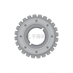 倒着的齿轮图片_齿轮机构机械移动项目隔离现实图