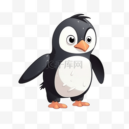 企鹅免扣PNG图图片_卡通可爱小动物元素企鹅