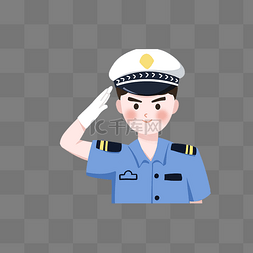 警察扮演图片_人物警察