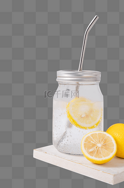 火图片_柠檬水健康饮品