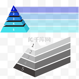 立体流程图标图片_立体轻拟物ppt进程结构