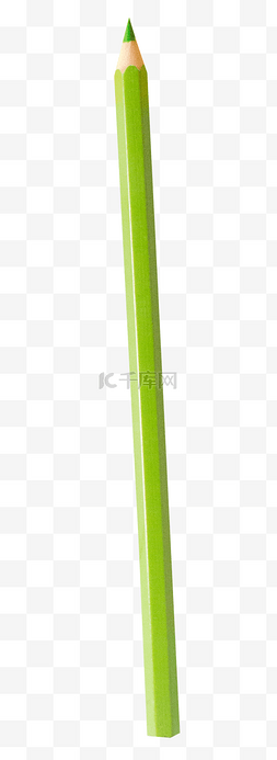 绿色铅笔画笔